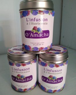 Boîte d'infusion à l'hortensia